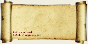 Miljana Ćorović vizit kartica